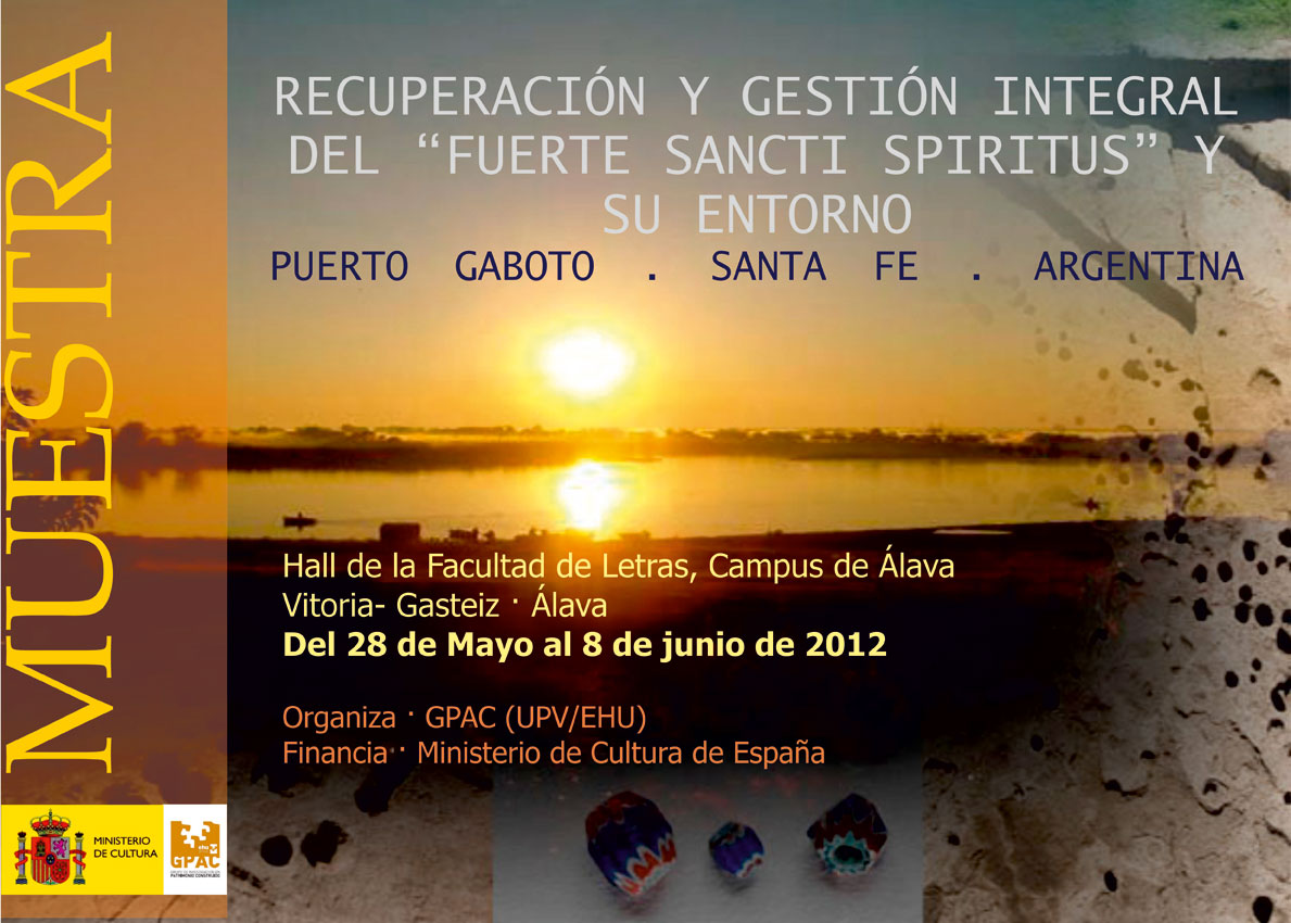 Exposición en el campus de Álava del proyecto del Fuerte Sancti Spiritus