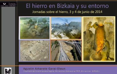 Conferencia de Agustin Azkarate en las jornadas sobre el hierro en Bizkaia y su entorno