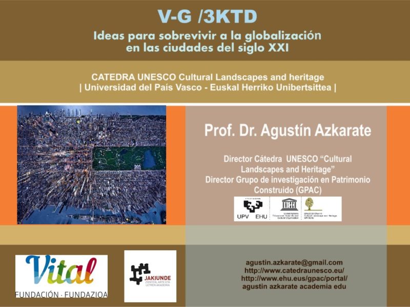 Conferencia «V-G / 3KTD (Vitoria-Gasteiz, la ciudad de las 3 catedrales)»
