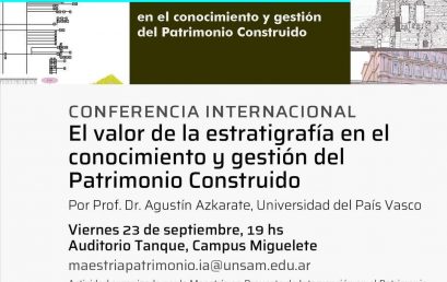 Conferencia Agustín Azkarate en Argentina