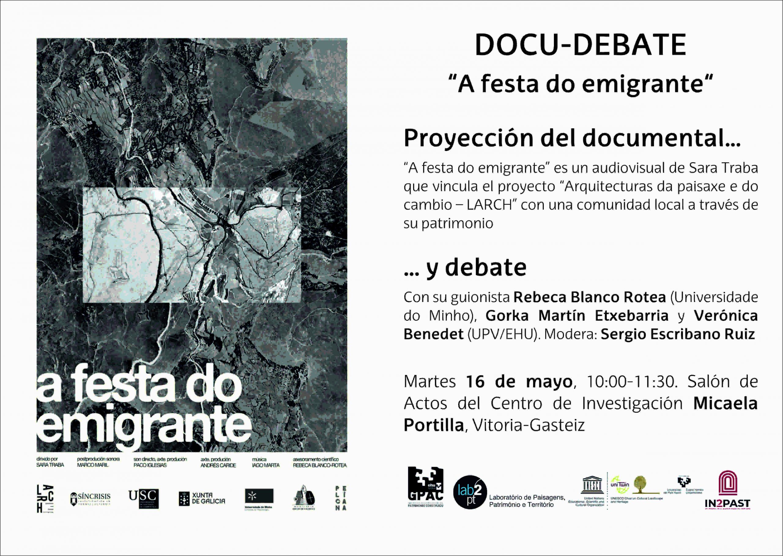 Presentación documental «A festa do Imigrante»